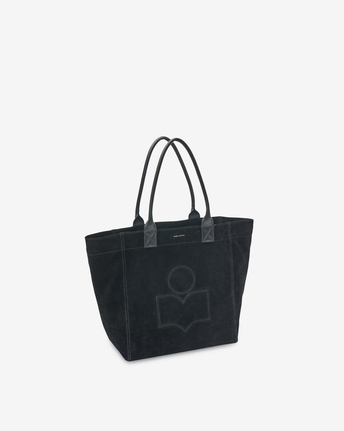 Sac cabas Yenky en cuir velours